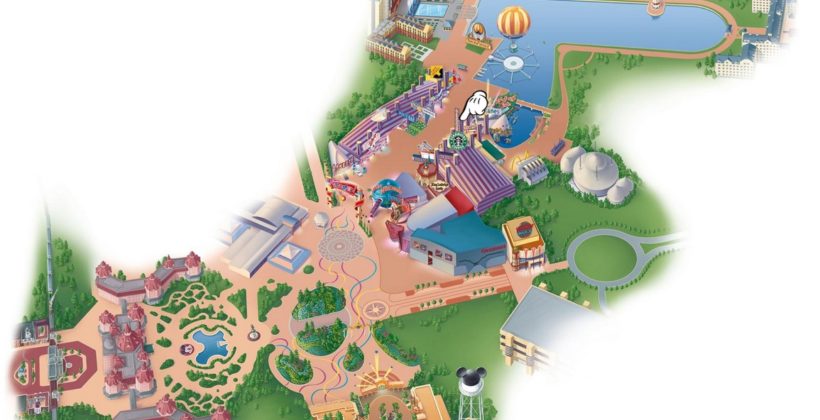 Диснейленд в Париже деревня Дисней